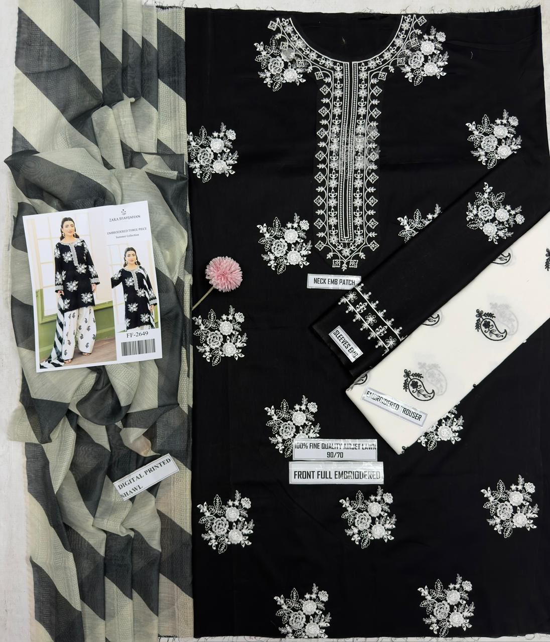 3 Pcs Coco Zara Shah Jahan Artical