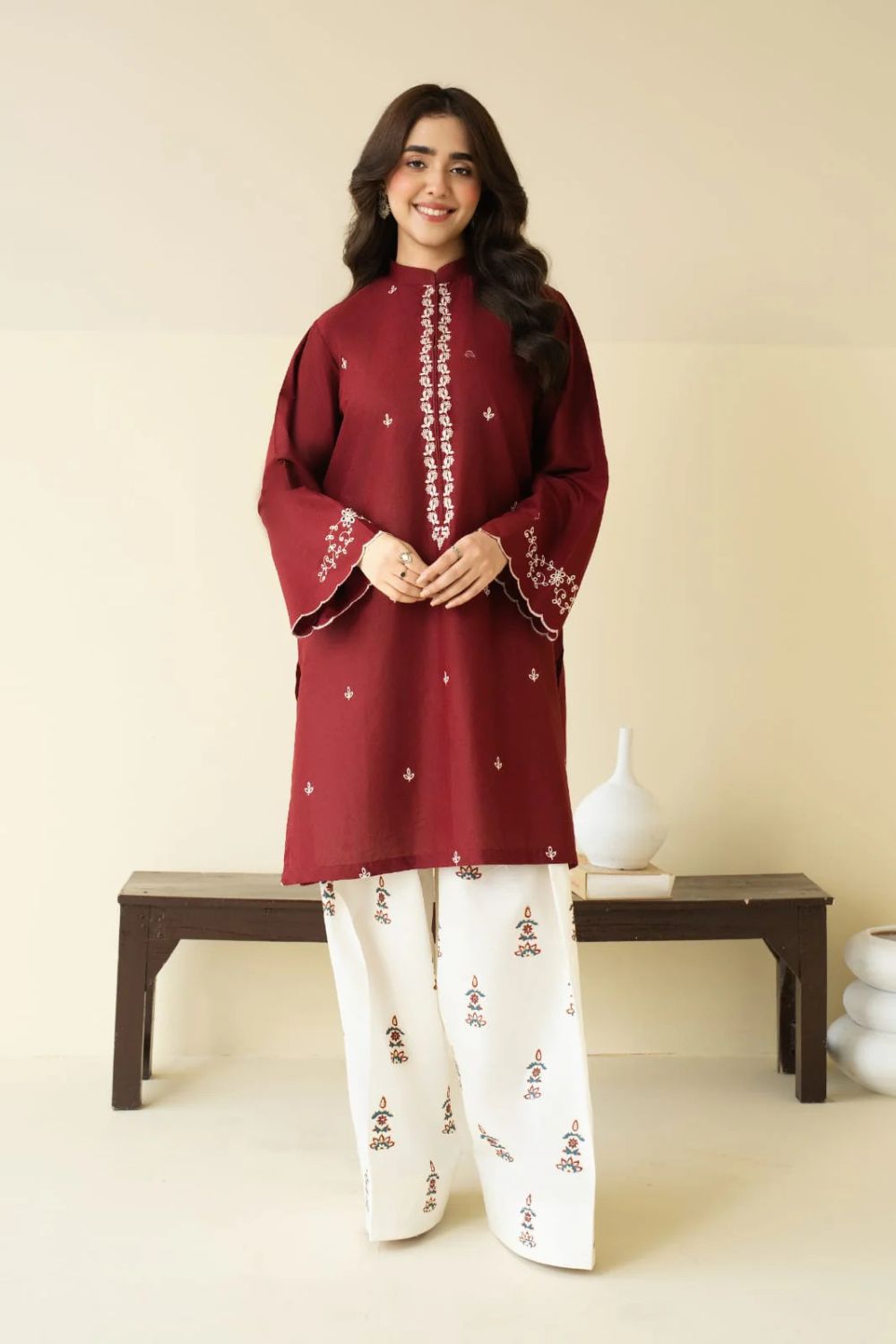 Embroidered Lawn 2Pcs D-22