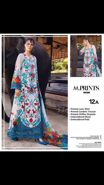 3 Pcs Maria B 12A
